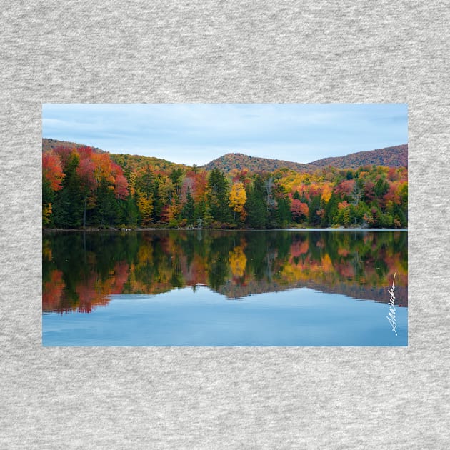 Autumn Color on Colton Pond, Vermont by srwdesign